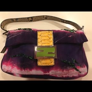 Fendi Bag With Snake Leather Removal Strap